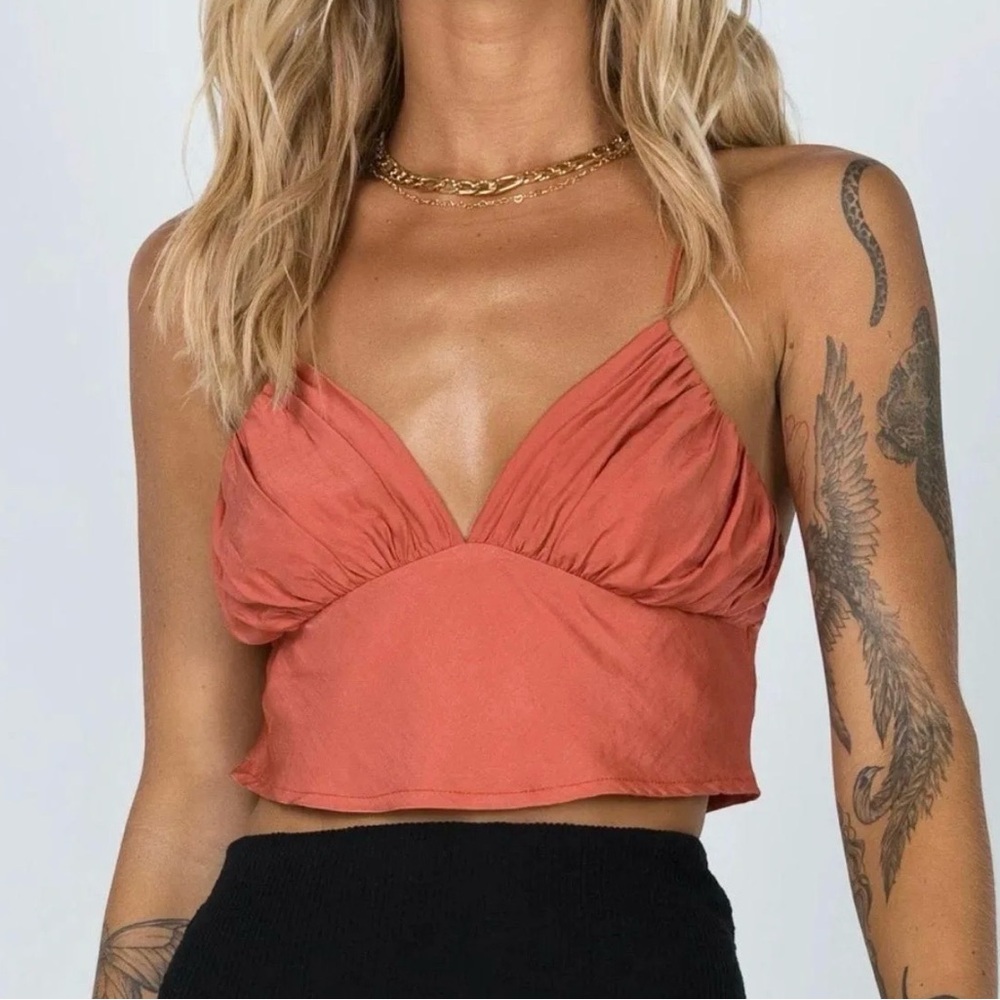 Princess Polly Jessa Top Rust